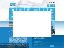 Tablet Screenshot of maad.com.pl